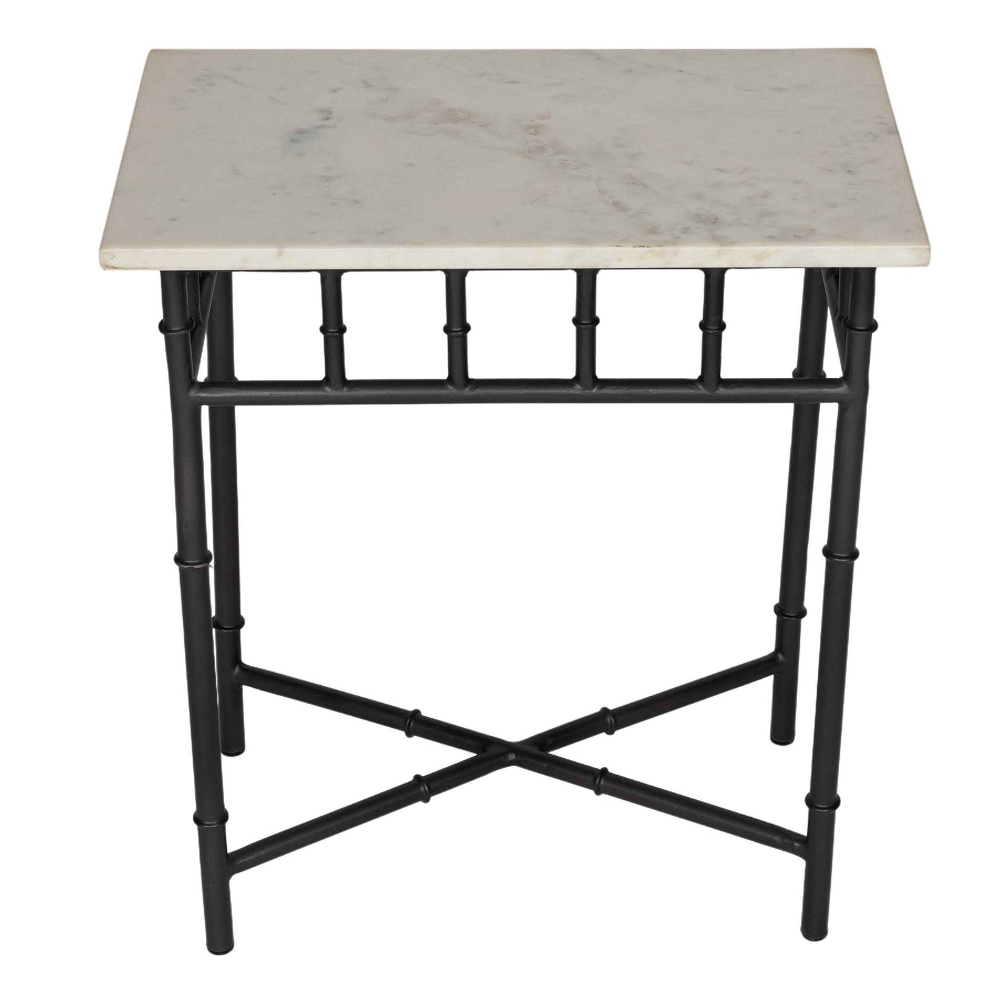 Jameson Iron Marble Side Table