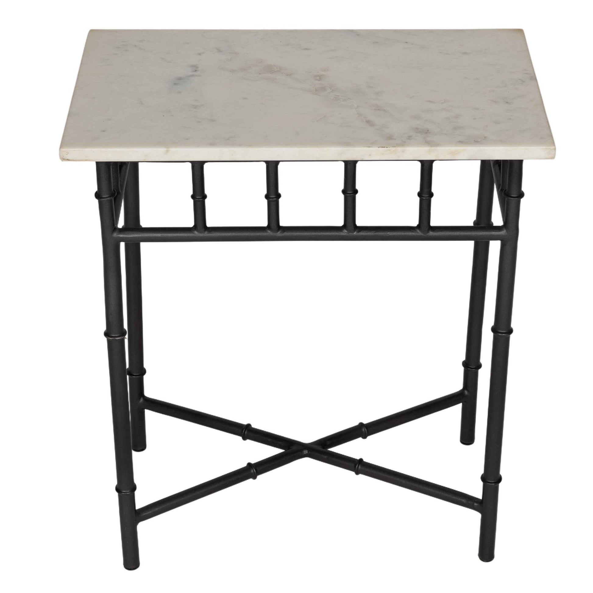 Jameson Iron Marble Side Table