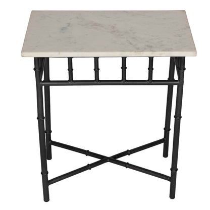 Jameson Iron Marble Side Table