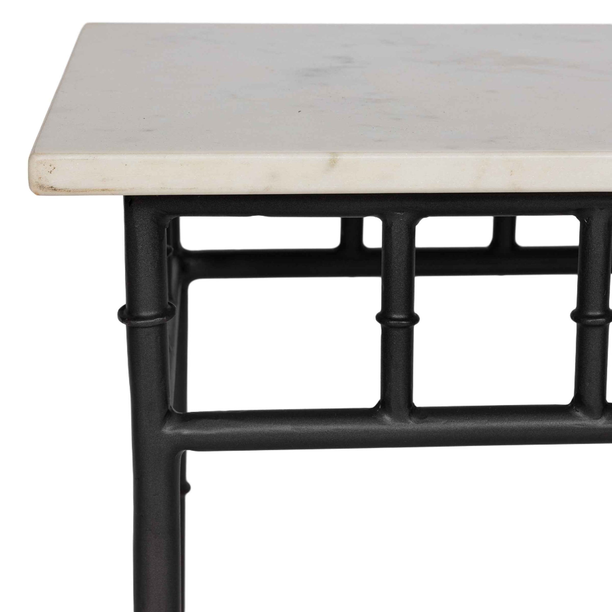 Jameson Iron Marble Side Table