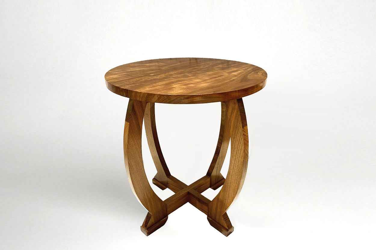 Bow Leg Side Table Natural