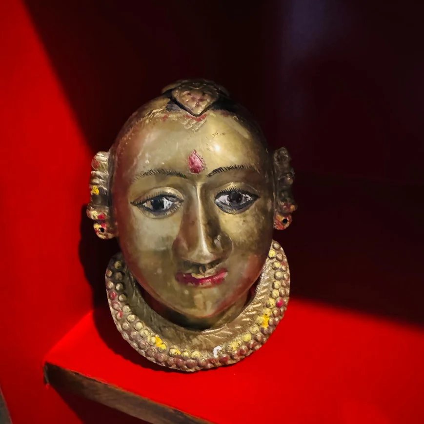 Brass Head Sculpture