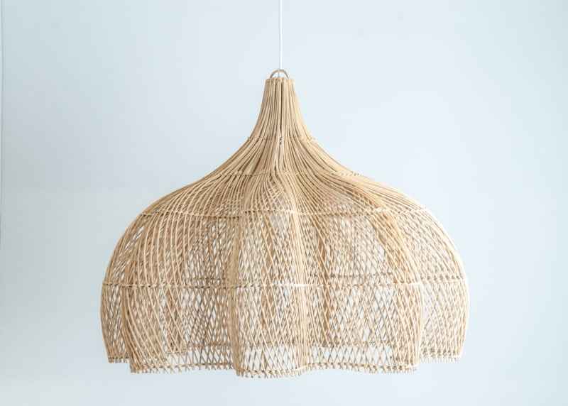 WHIPPED PENDANT SHADE | NATURAL | LARGE
