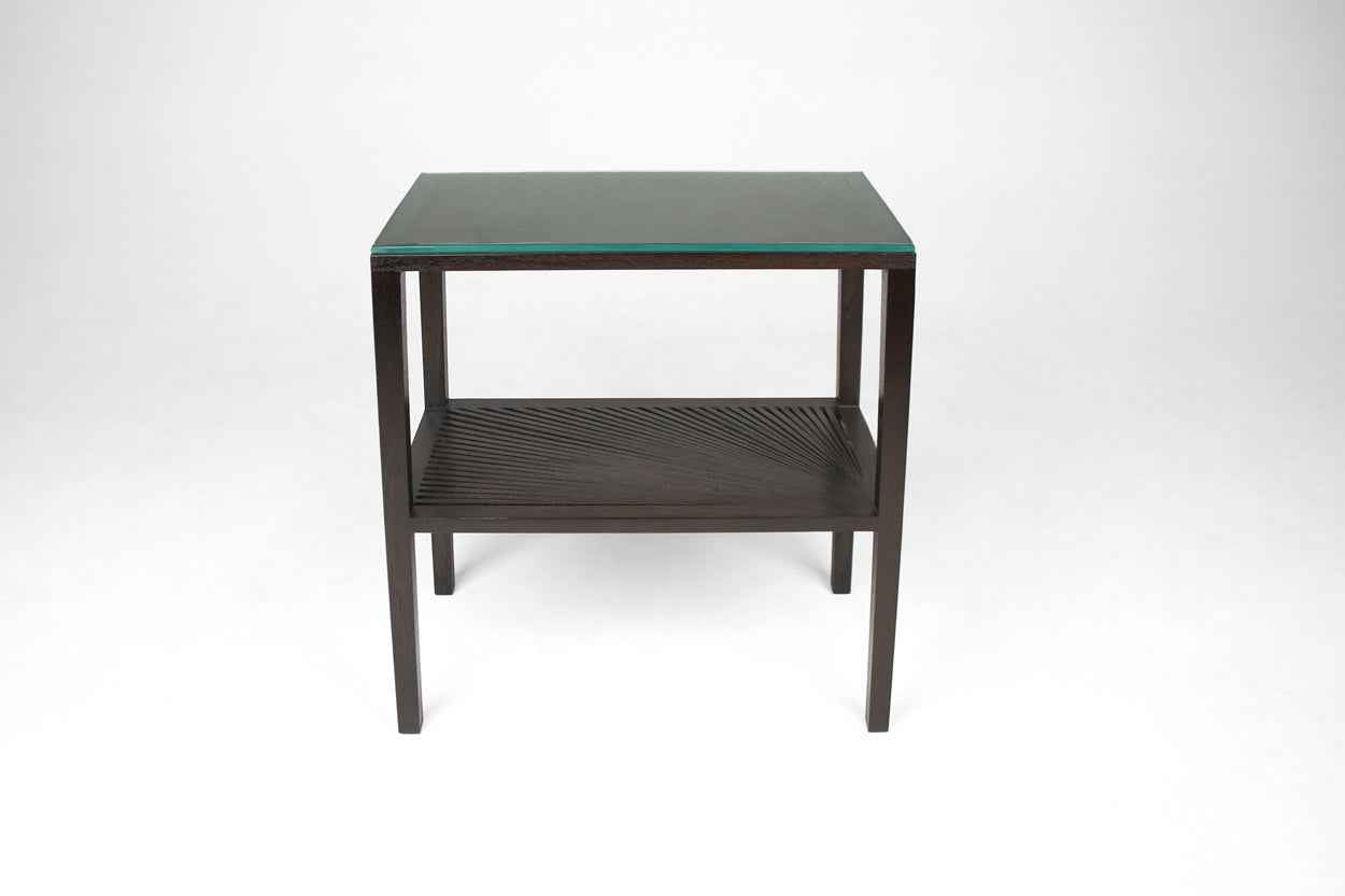 Small Fan Side Table- Ebony