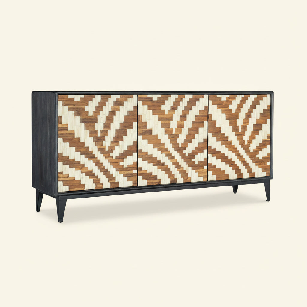 Commerce And Market - Entwined Credenza - Black