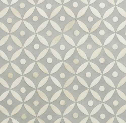 Bone Inlay Console Table with 5 Storage Drawers Handcrafted Solid Wood Entryway Table Intricate Design Elegant Accent Furniture for Hallway, Living Room or Bedroom Décor