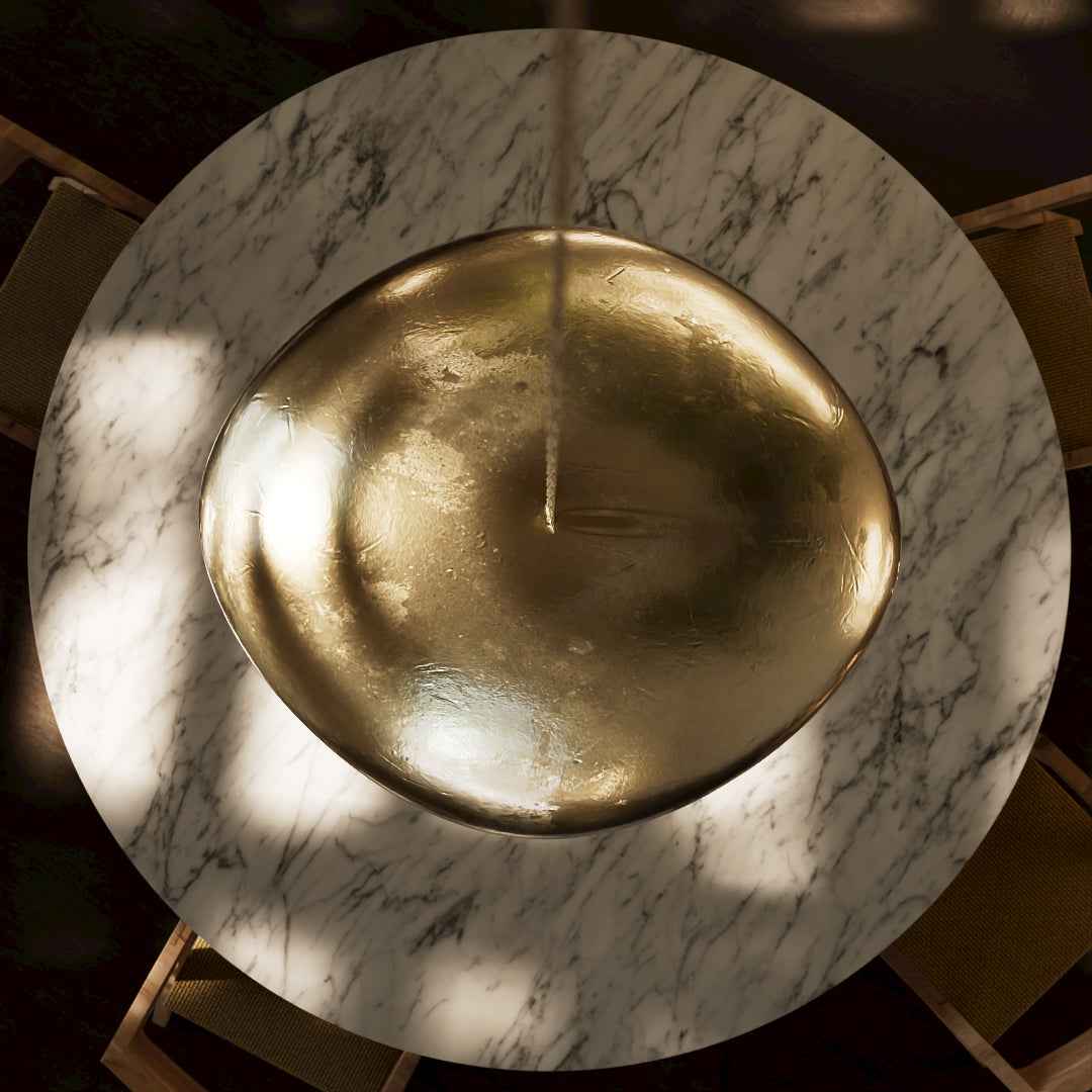 FORTUNE COOKIE PENDANT LAMP | BRASS | 2 SIZES