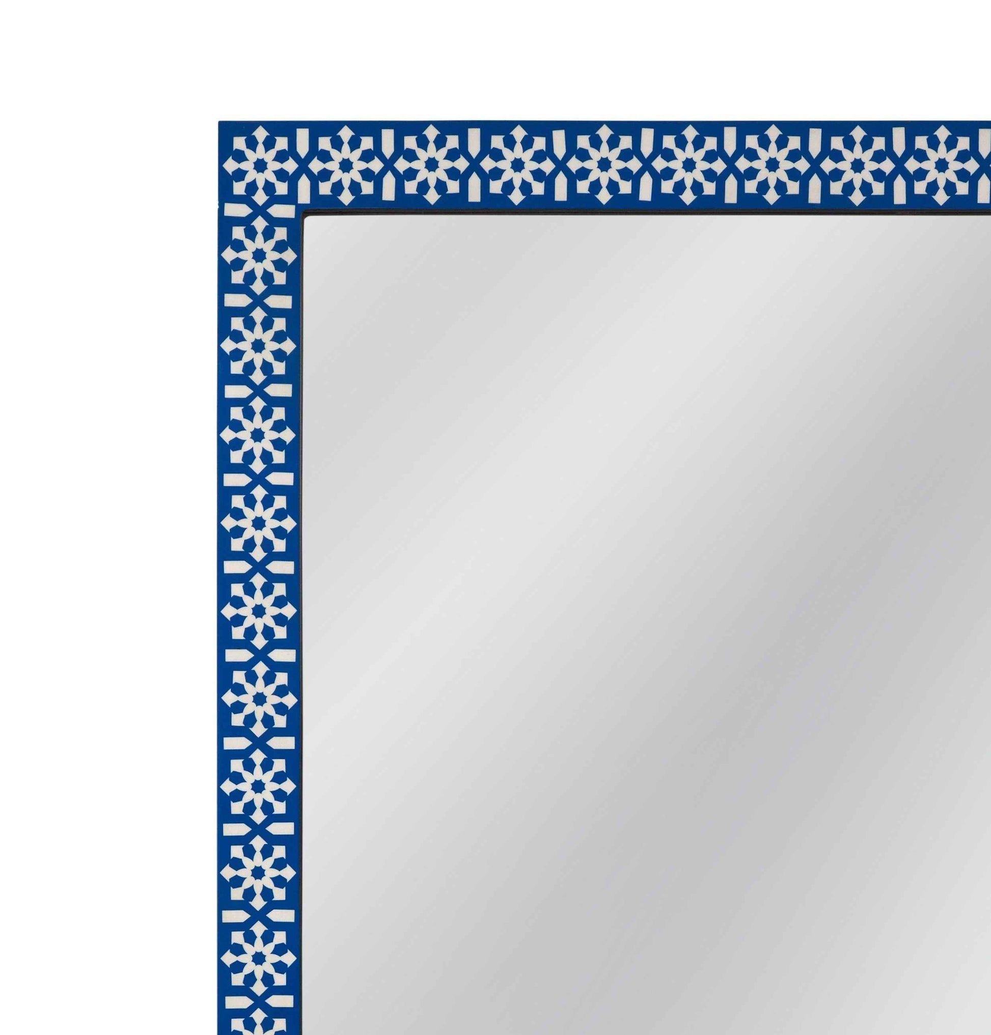 Kamal - Floor Mirror - Blue