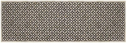 Bone Inlay Console Table Handcrafted Solid Wood Entryway Table with Intricate Floral Design for Hallway, Living Room, or Bedroom Décor