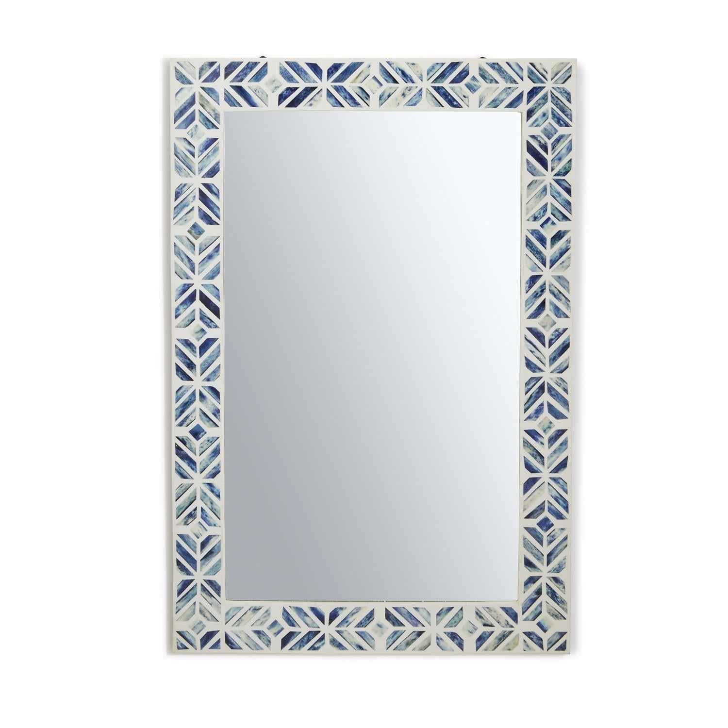 Azure Bone Inlay Mirror