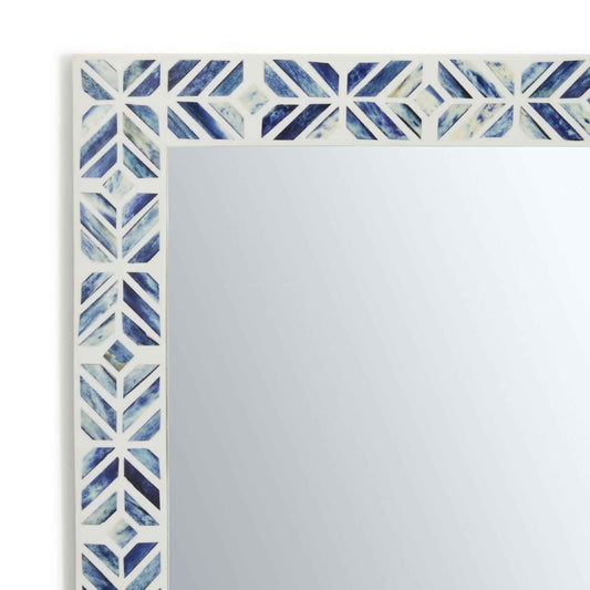 Azure Bone Inlay Mirror