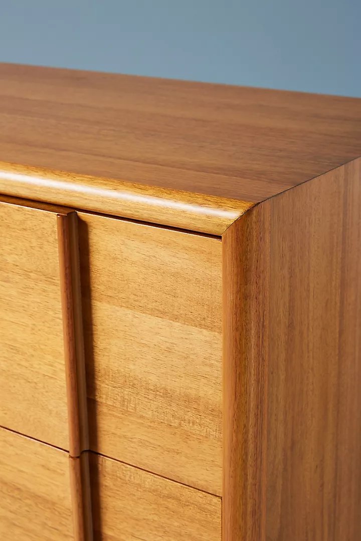 Quincy Six-Drawer Dresser | Modern Dresser Chest of 6 Drawers