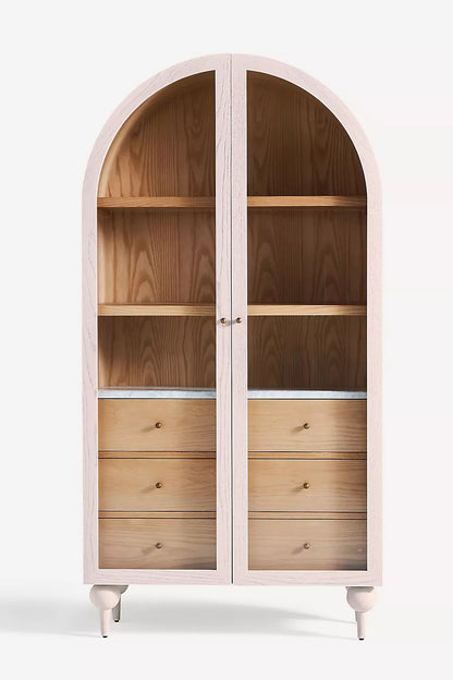 Marble Top Three-Drawer Storage Cabinet - HANSA HANDCRAFT