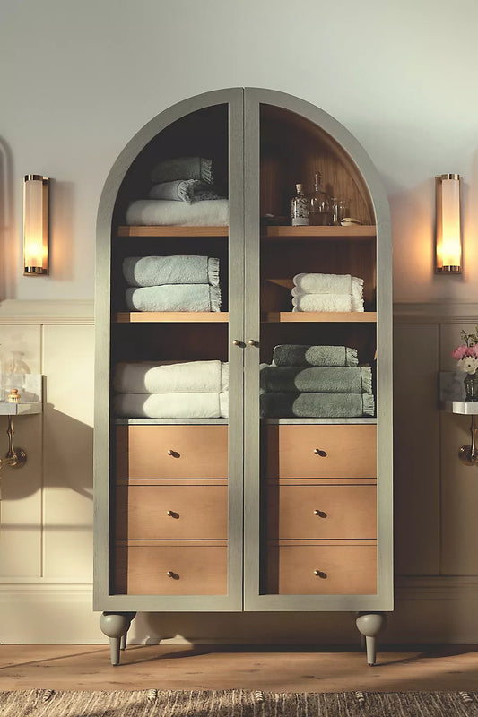 Marble Top Three-Drawer Storage Cabinet - hansa handicraft