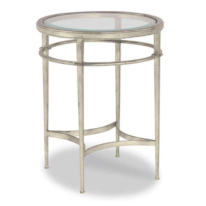 Sterling Round Silver Side Table Small