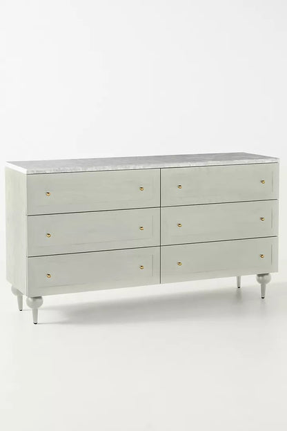 Fern Six-Drawer Dresser | Modern Dresser Chest Of 6 Drawers