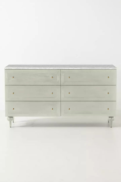 Fern Six-Drawer Dresser | Modern Dresser Chest Of 6 Drawers