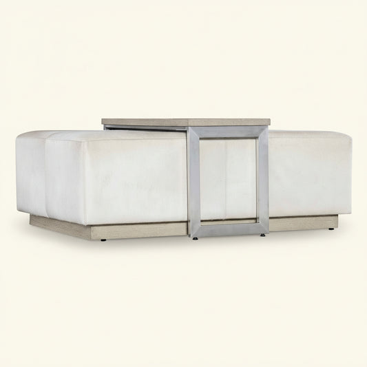 BRIDGED RECTANGLE COCKTAIL TABLE