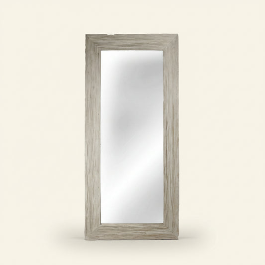 White Rustic Mirror