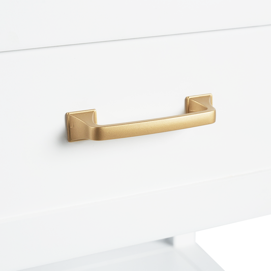 GUILD (BED)SIDE TABLE | WHITE-GOLD