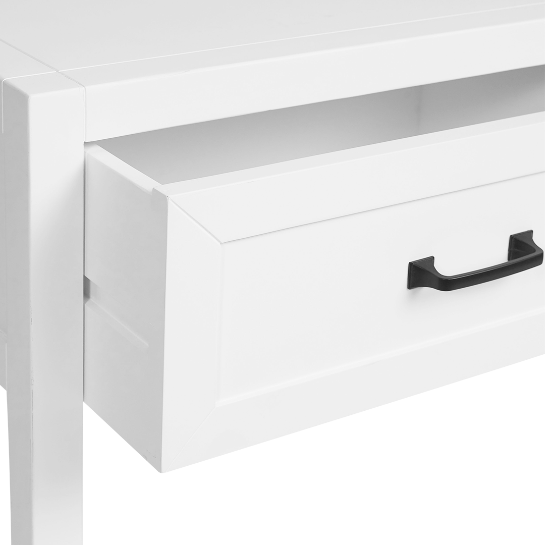 GUILD (BED)SIDE TABLE | WHITE-BLACK