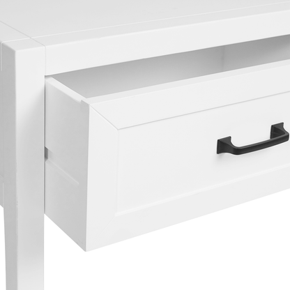 GUILD (BED)SIDE TABLE | WHITE-BLACK