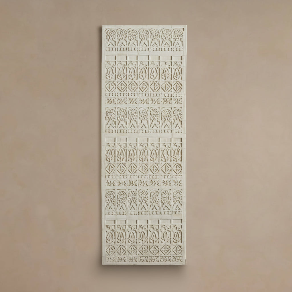 Narrow Natural Bone Inlay Panel - Hansa Handicraft