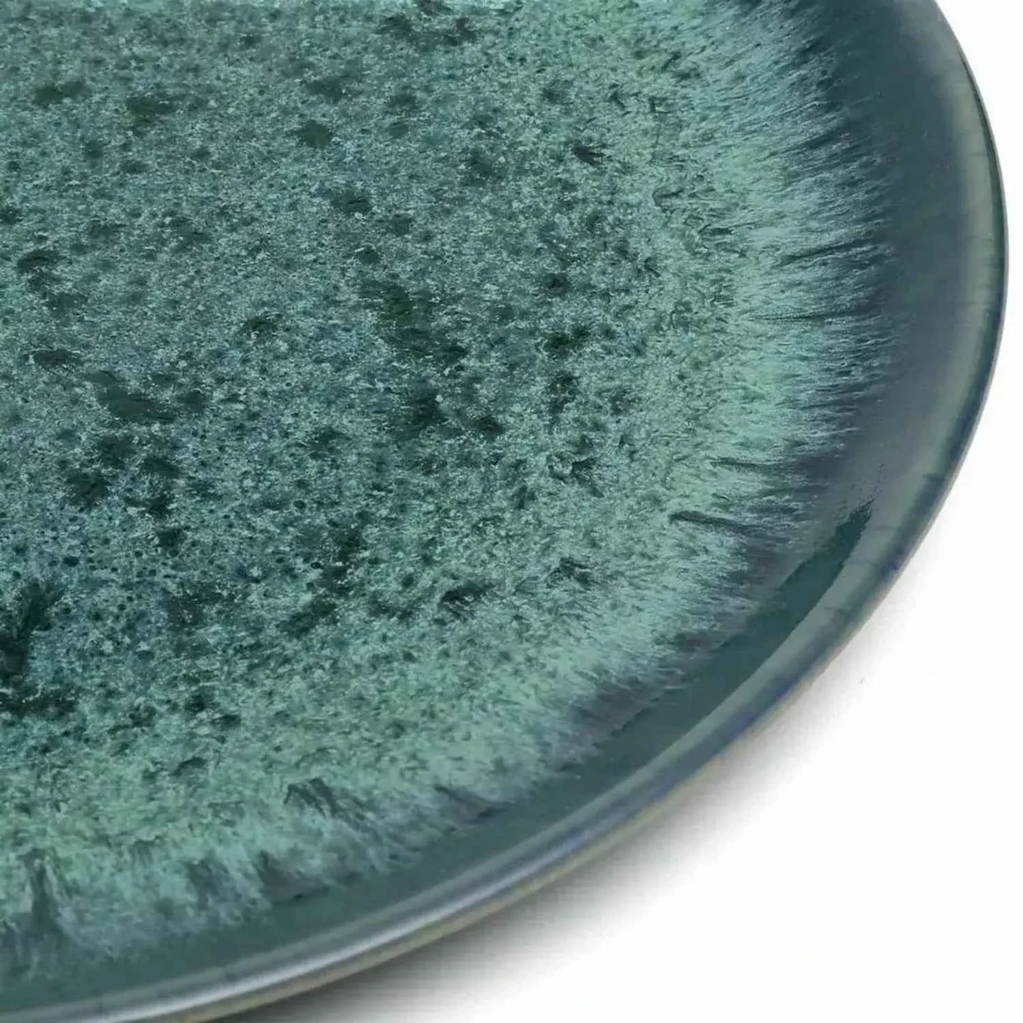 AQUA CERAMIC DINNER PLATE | SET OF 4