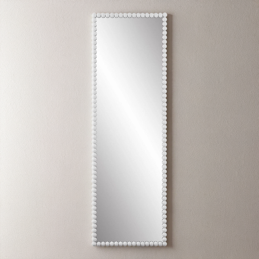 SERNA SATIN WHITE DRESSING MIRROR