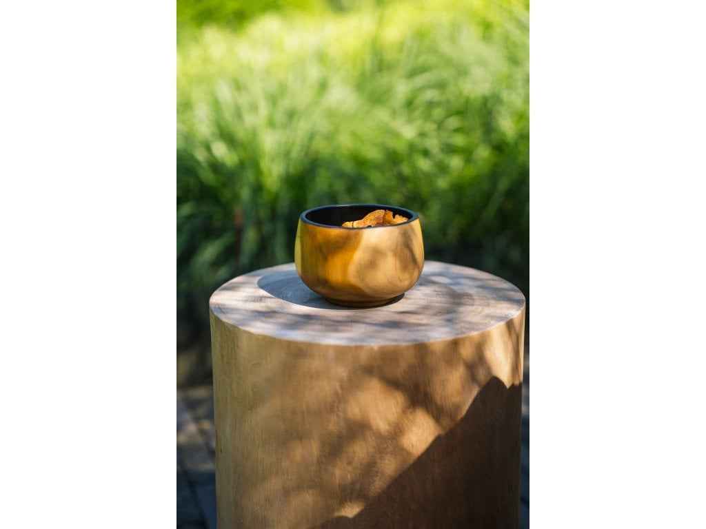 LUCAS ROUND SIDE TABLE - STOOL | NATURAL