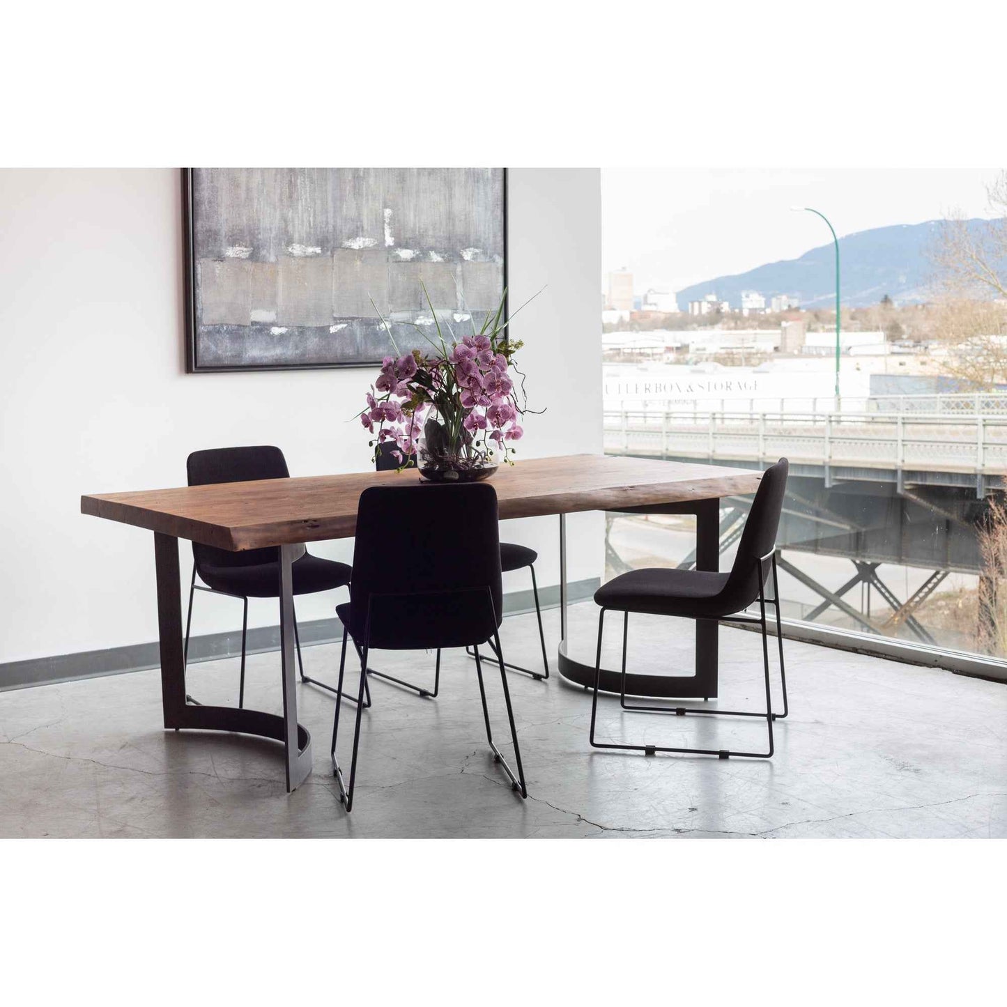 BENT LIVE-EDGE DINING TABLE
