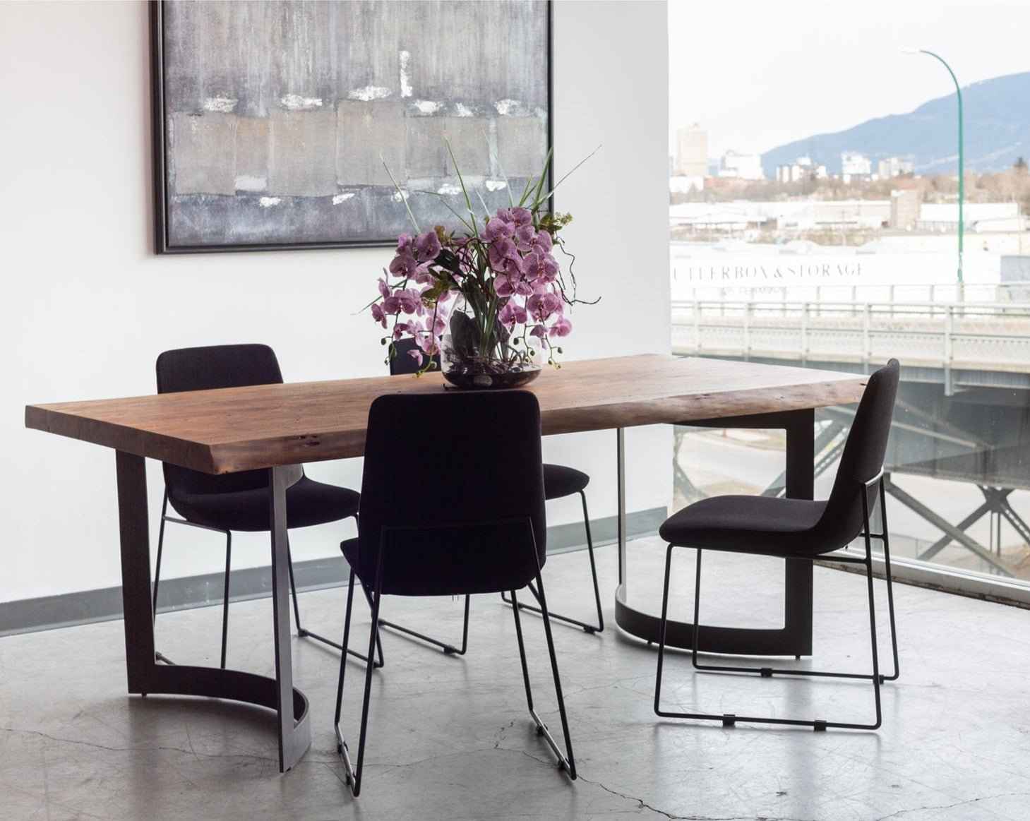 BENT LIVE-EDGE DINING TABLE