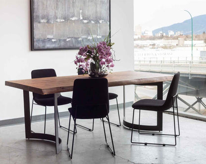 BENT LIVE-EDGE DINING TABLE