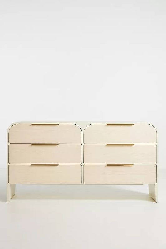 Sammi Six-Drawer Dresser | Modern Dresser Chest Of 6 Drawers