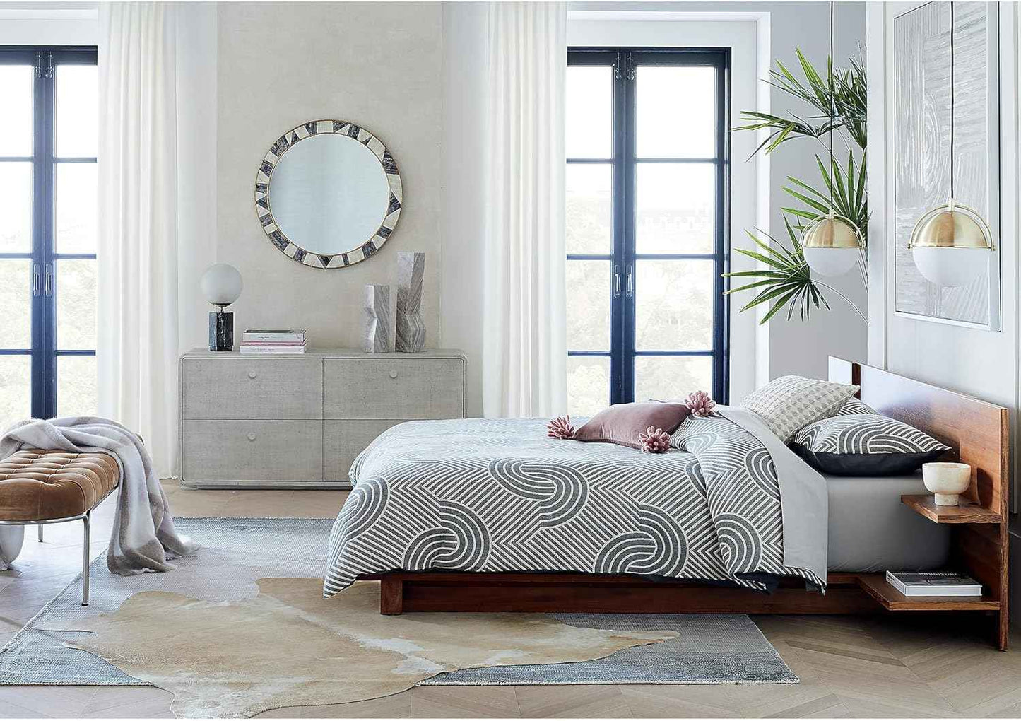 Bone Inlay Mirror Frame Handcrafted Decorative Wooden Frame with Intricate Bone Inlay Pattern for Elegant Home, Living Room, Bedroom and Bathroom Wall Décor