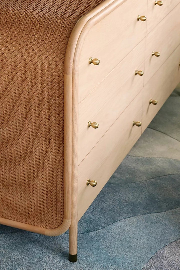 Heather field Dresser Six-Drawer Dresser | Modern dresser Chest of 6 drawers