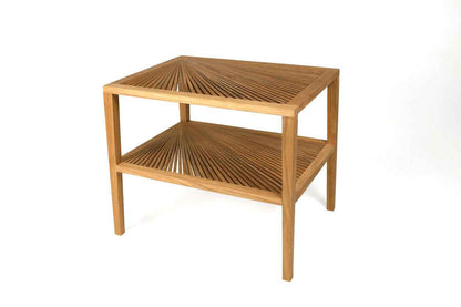 Large Fan Side Table- Natural