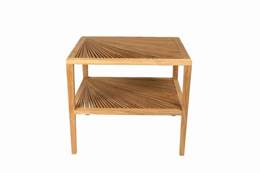Large Fan Side Table- Natural
