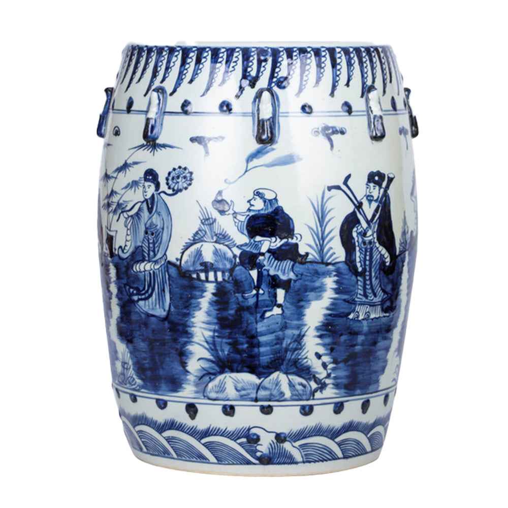 B&W 8 Immortals Garden Stool