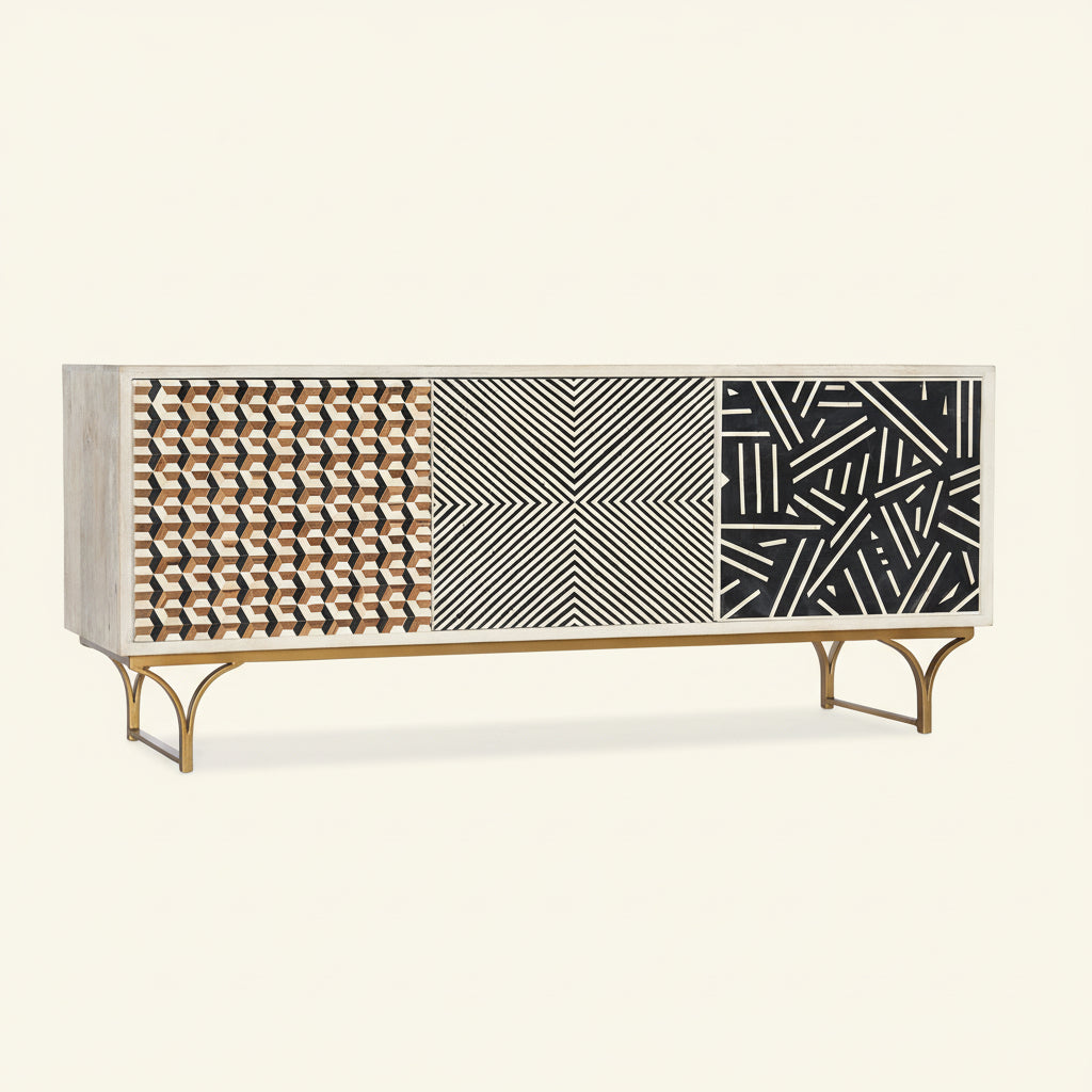 Commerce And Market - Jaiden 3-Door Credenza