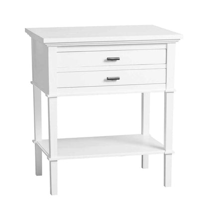 MERCHANT (BED)SIDE TABLE | WHITE | 2-DRAWER