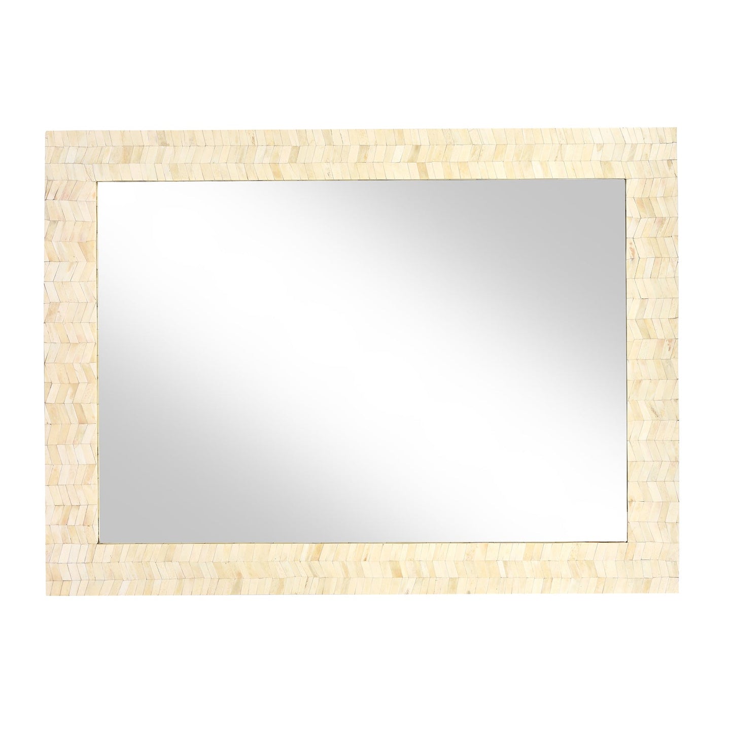 Bone Inlay Mirror Frame Handmade Decor Design Wood Frame Entryway, Hallway, Living Room, Closet Mirror