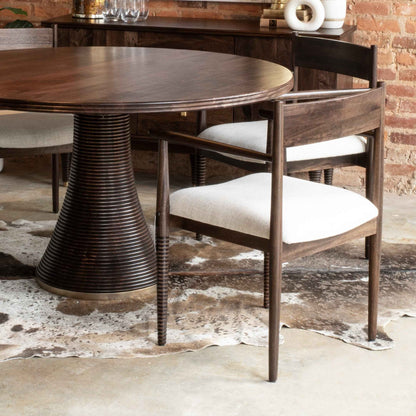 ALMA 54"RD MANGO WOOD DINING