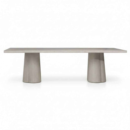 ARYA WHITEWASHED DINING TABLE