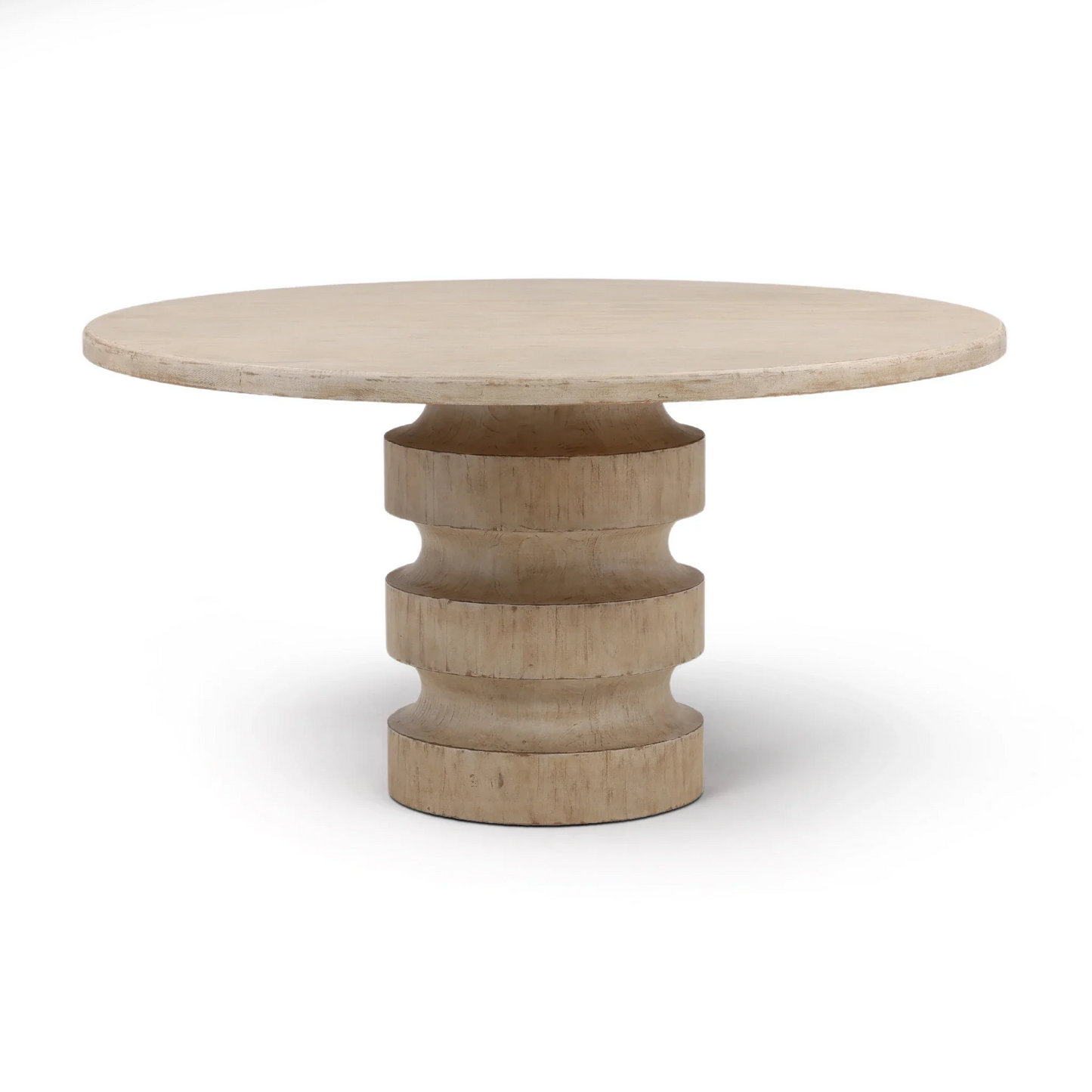 ARYN LIGHT WARM WASH ROUND DINING TABLE