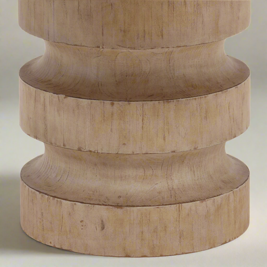 ARYN LIGHT WARM WASH ROUND DINING TABLE