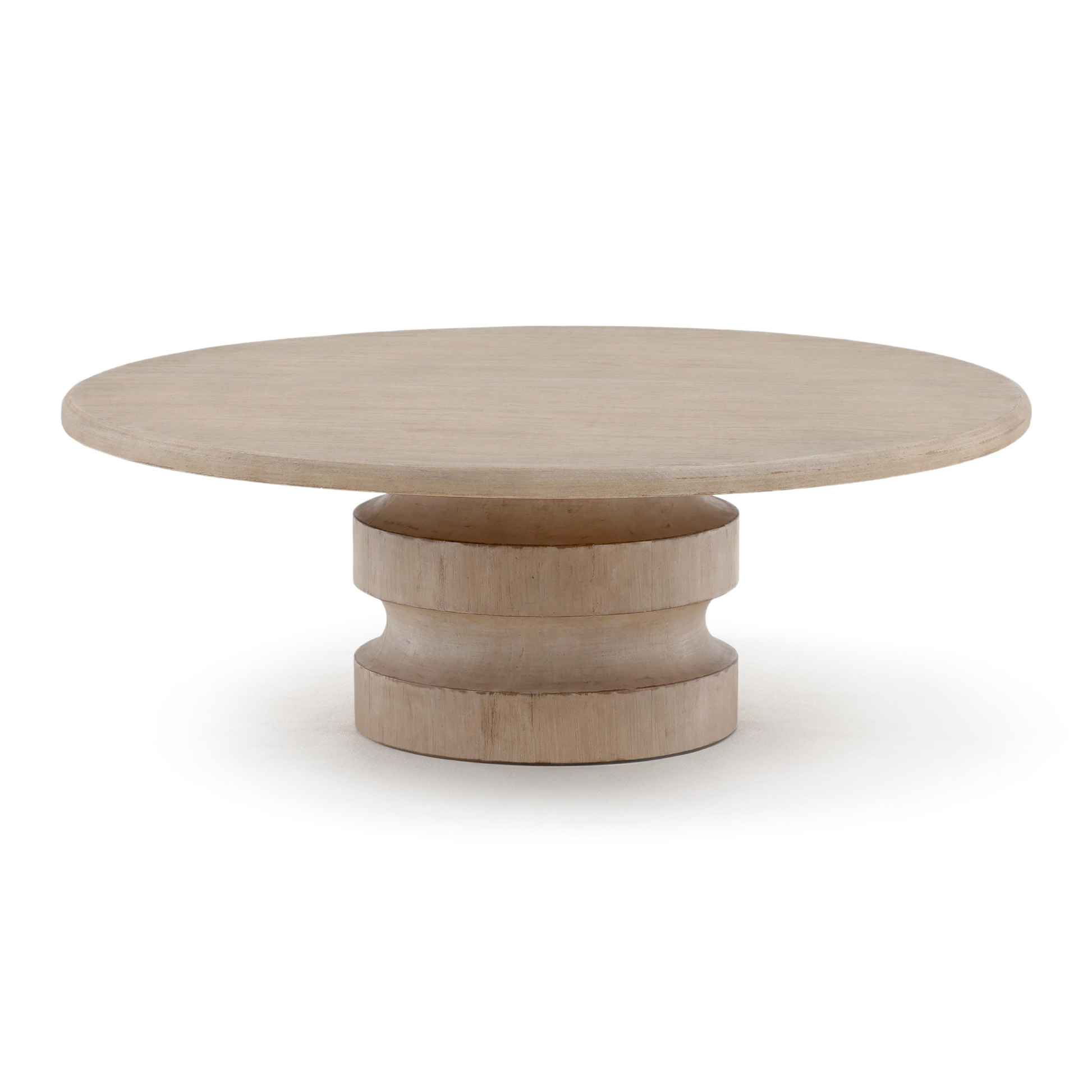 ARYN LIGHT WARM WASH ROUND COFFEE TABLE