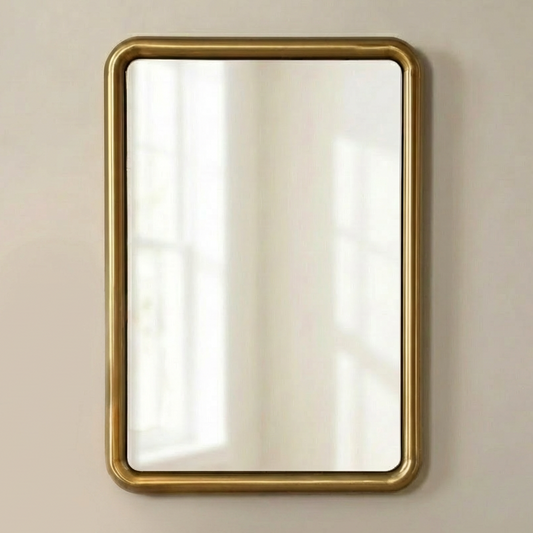 ATKINSON MODERN BRASS MIRROR