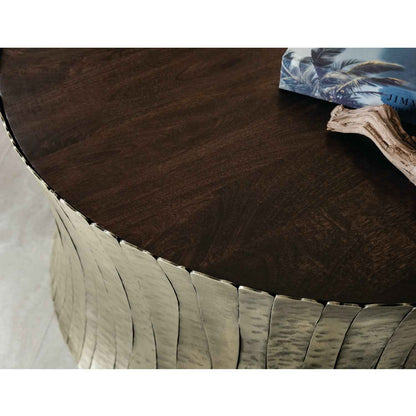 ARGENTO ROUND COCKTAIL TABLE