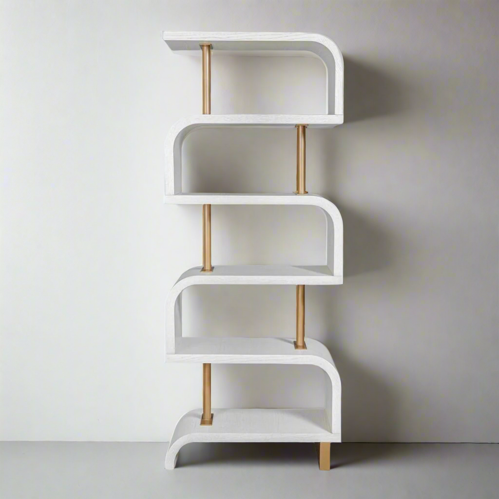 BISA MODERN WHITE ETAGERE